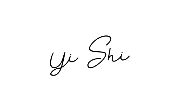 Create a beautiful signature design for name Yi Shi. With this signature (BallpointsItalic-DORy9) fonts, you can make a handwritten signature for free. Yi Shi signature style 11 images and pictures png
