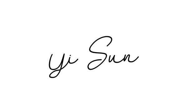 Also we have Yi Sun name is the best signature style. Create professional handwritten signature collection using BallpointsItalic-DORy9 autograph style. Yi Sun signature style 11 images and pictures png