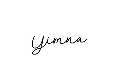 Design your own signature with our free online signature maker. With this signature software, you can create a handwritten (BallpointsItalic-DORy9) signature for name Yimna. Yimna signature style 11 images and pictures png