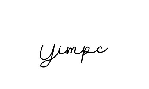 How to make Yimpc signature? BallpointsItalic-DORy9 is a professional autograph style. Create handwritten signature for Yimpc name. Yimpc signature style 11 images and pictures png
