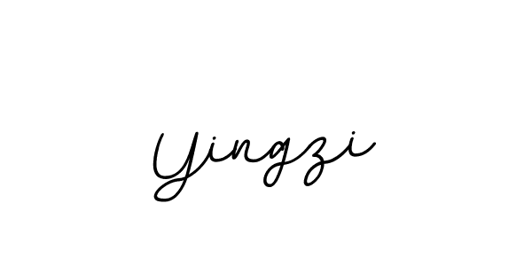 Use a signature maker to create a handwritten signature online. With this signature software, you can design (BallpointsItalic-DORy9) your own signature for name Yingzi. Yingzi signature style 11 images and pictures png