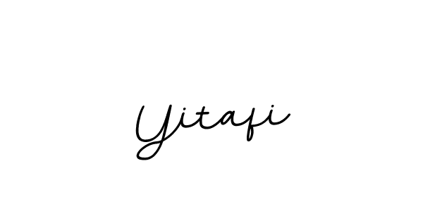Use a signature maker to create a handwritten signature online. With this signature software, you can design (BallpointsItalic-DORy9) your own signature for name Yitafi. Yitafi signature style 11 images and pictures png