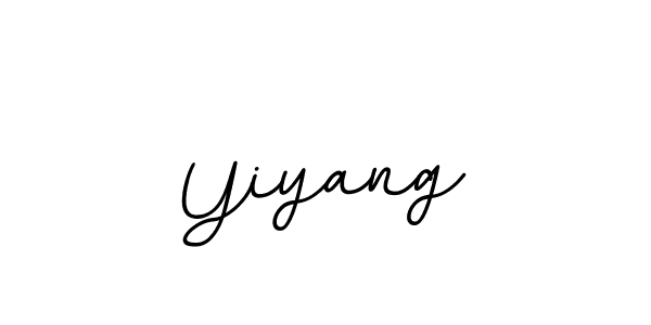 Design your own signature with our free online signature maker. With this signature software, you can create a handwritten (BallpointsItalic-DORy9) signature for name Yiyang. Yiyang signature style 11 images and pictures png