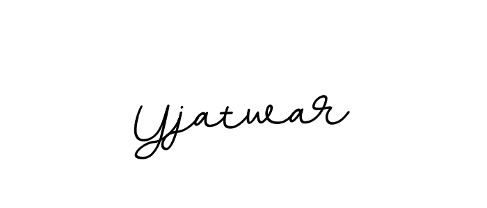 How to make Yjatwar name signature. Use BallpointsItalic-DORy9 style for creating short signs online. This is the latest handwritten sign. Yjatwar signature style 11 images and pictures png