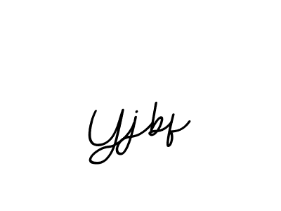 Design your own signature with our free online signature maker. With this signature software, you can create a handwritten (BallpointsItalic-DORy9) signature for name Yjbf. Yjbf signature style 11 images and pictures png