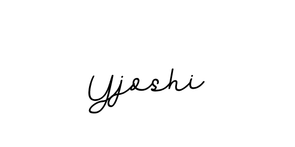 Create a beautiful signature design for name Yjoshi. With this signature (BallpointsItalic-DORy9) fonts, you can make a handwritten signature for free. Yjoshi signature style 11 images and pictures png