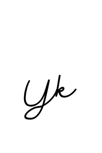 Also we have Yk name is the best signature style. Create professional handwritten signature collection using BallpointsItalic-DORy9 autograph style. Yk signature style 11 images and pictures png