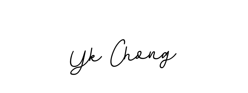 You should practise on your own different ways (BallpointsItalic-DORy9) to write your name (Yk Chong) in signature. don't let someone else do it for you. Yk Chong signature style 11 images and pictures png