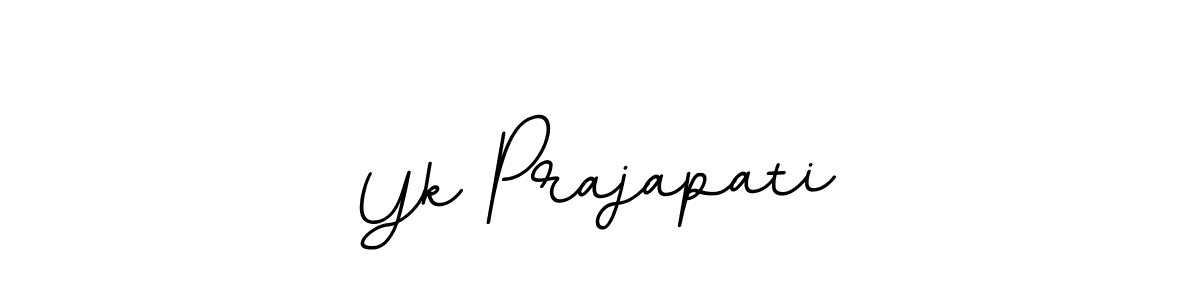 The best way (BallpointsItalic-DORy9) to make a short signature is to pick only two or three words in your name. The name Yk Prajapati include a total of six letters. For converting this name. Yk Prajapati signature style 11 images and pictures png