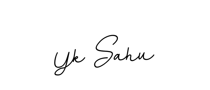 BallpointsItalic-DORy9 is a professional signature style that is perfect for those who want to add a touch of class to their signature. It is also a great choice for those who want to make their signature more unique. Get Yk Sahu name to fancy signature for free. Yk Sahu signature style 11 images and pictures png