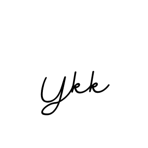 Ykk stylish signature style. Best Handwritten Sign (BallpointsItalic-DORy9) for my name. Handwritten Signature Collection Ideas for my name Ykk. Ykk signature style 11 images and pictures png