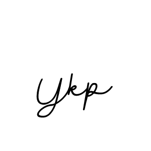 Design your own signature with our free online signature maker. With this signature software, you can create a handwritten (BallpointsItalic-DORy9) signature for name Ykp. Ykp signature style 11 images and pictures png