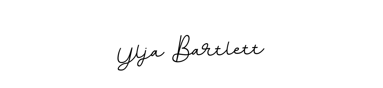 You should practise on your own different ways (BallpointsItalic-DORy9) to write your name (Ylja Bartlett) in signature. don't let someone else do it for you. Ylja Bartlett signature style 11 images and pictures png