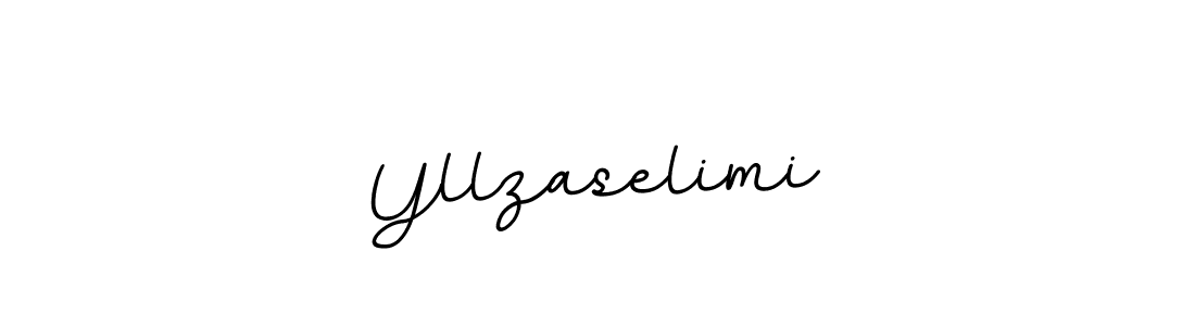 Design your own signature with our free online signature maker. With this signature software, you can create a handwritten (BallpointsItalic-DORy9) signature for name Yllzaselimi. Yllzaselimi signature style 11 images and pictures png