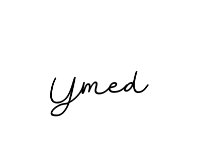 Ymed stylish signature style. Best Handwritten Sign (BallpointsItalic-DORy9) for my name. Handwritten Signature Collection Ideas for my name Ymed. Ymed signature style 11 images and pictures png