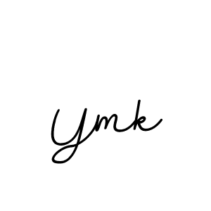 Use a signature maker to create a handwritten signature online. With this signature software, you can design (BallpointsItalic-DORy9) your own signature for name Ymk. Ymk signature style 11 images and pictures png