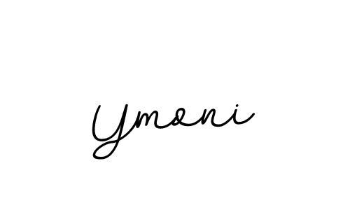 Create a beautiful signature design for name Ymoni. With this signature (BallpointsItalic-DORy9) fonts, you can make a handwritten signature for free. Ymoni signature style 11 images and pictures png