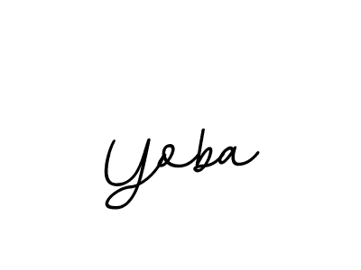 Yoba stylish signature style. Best Handwritten Sign (BallpointsItalic-DORy9) for my name. Handwritten Signature Collection Ideas for my name Yoba. Yoba signature style 11 images and pictures png