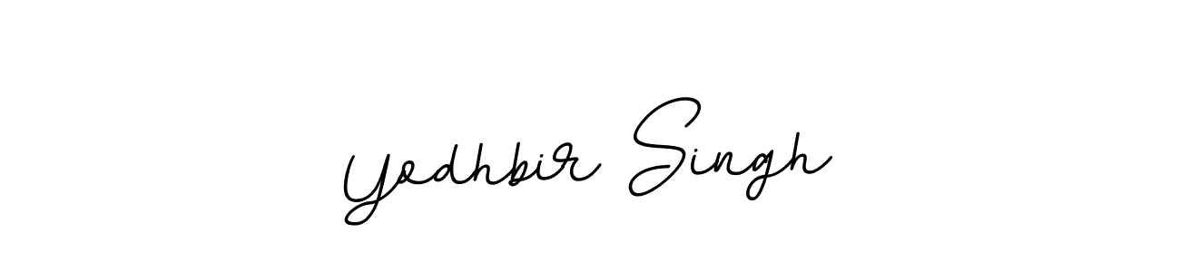 Make a beautiful signature design for name Yodhbir Singh. With this signature (BallpointsItalic-DORy9) style, you can create a handwritten signature for free. Yodhbir Singh signature style 11 images and pictures png