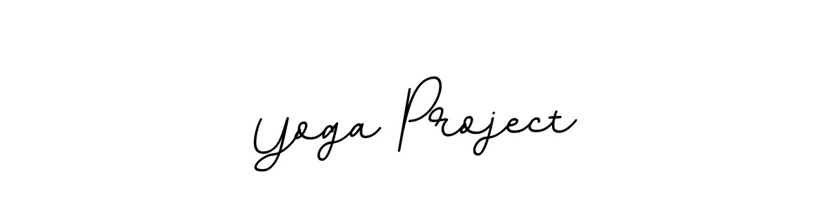The best way (BallpointsItalic-DORy9) to make a short signature is to pick only two or three words in your name. The name Yoga Project include a total of six letters. For converting this name. Yoga Project signature style 11 images and pictures png