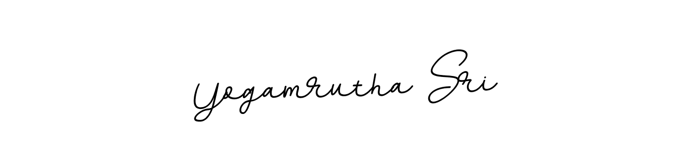 It looks lik you need a new signature style for name Yogamrutha Sri. Design unique handwritten (BallpointsItalic-DORy9) signature with our free signature maker in just a few clicks. Yogamrutha Sri signature style 11 images and pictures png