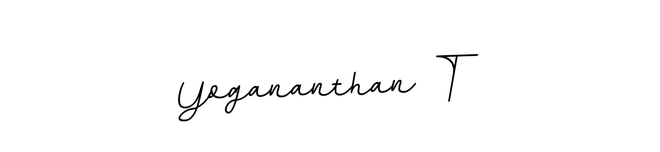 The best way (BallpointsItalic-DORy9) to make a short signature is to pick only two or three words in your name. The name Yogananthan T include a total of six letters. For converting this name. Yogananthan T signature style 11 images and pictures png