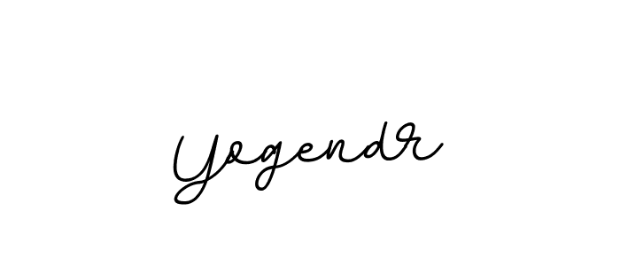 Create a beautiful signature design for name Yogendr. With this signature (BallpointsItalic-DORy9) fonts, you can make a handwritten signature for free. Yogendr signature style 11 images and pictures png