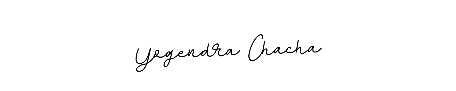 You should practise on your own different ways (BallpointsItalic-DORy9) to write your name (Yogendra Chacha) in signature. don't let someone else do it for you. Yogendra Chacha signature style 11 images and pictures png