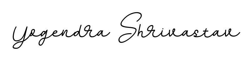 Transform the name Yogendra Shrivastav into a signature masterpiece using BallpointsItalic-DORy9 font. Ideal for photographers, artists, and creators looking for watermarks. Yogendra Shrivastav signature style 11 images and pictures png