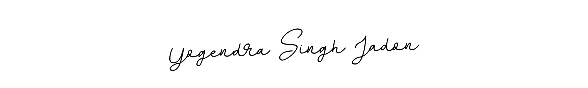 The best way (BallpointsItalic-DORy9) to make a short signature is to pick only two or three words in your name. The name Yogendra Singh Jadon include a total of six letters. For converting this name. Yogendra Singh Jadon signature style 11 images and pictures png