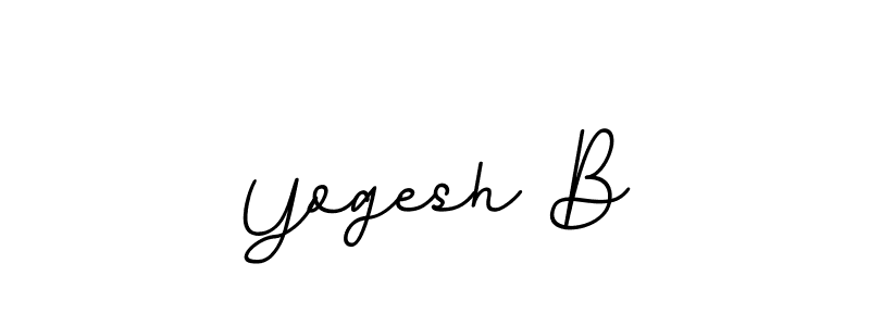Yogesh B stylish signature style. Best Handwritten Sign (BallpointsItalic-DORy9) for my name. Handwritten Signature Collection Ideas for my name Yogesh B. Yogesh B signature style 11 images and pictures png