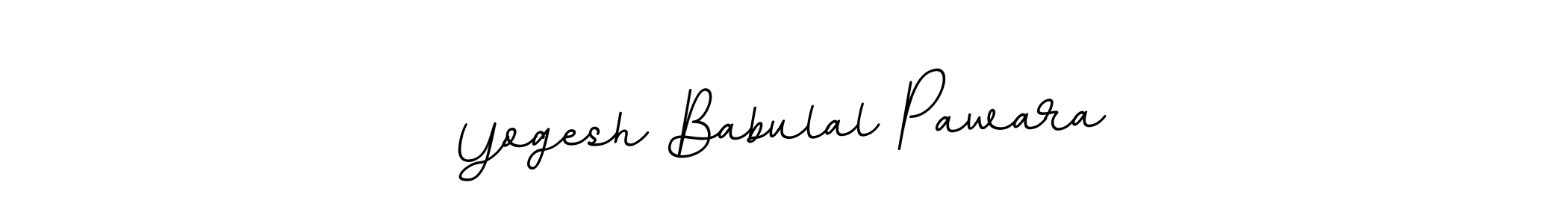 Yogesh Babulal Pawara stylish signature style. Best Handwritten Sign (BallpointsItalic-DORy9) for my name. Handwritten Signature Collection Ideas for my name Yogesh Babulal Pawara. Yogesh Babulal Pawara signature style 11 images and pictures png