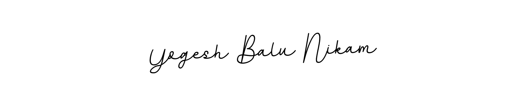 Best and Professional Signature Style for Yogesh Balu Nikam. BallpointsItalic-DORy9 Best Signature Style Collection. Yogesh Balu Nikam signature style 11 images and pictures png