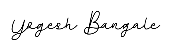 Create a personalized artistic stamp with Yogesh Bangale in BallpointsItalic-DORy9 font. Perfect for visual artists, designers, and influencers. Yogesh Bangale signature style 11 images and pictures png