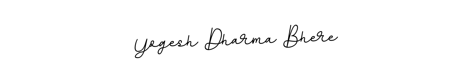 Yogesh Dharma Bhere stylish signature style. Best Handwritten Sign (BallpointsItalic-DORy9) for my name. Handwritten Signature Collection Ideas for my name Yogesh Dharma Bhere. Yogesh Dharma Bhere signature style 11 images and pictures png