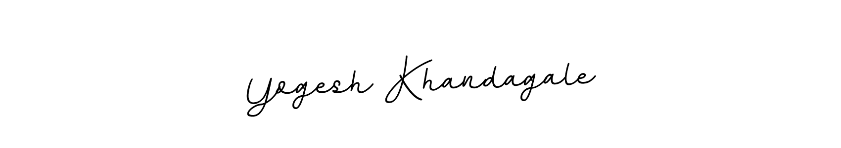 It looks lik you need a new signature style for name Yogesh Khandagale. Design unique handwritten (BallpointsItalic-DORy9) signature with our free signature maker in just a few clicks. Yogesh Khandagale signature style 11 images and pictures png