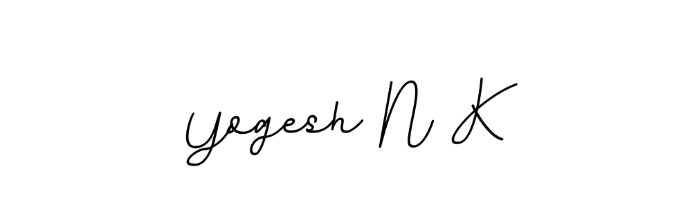 BallpointsItalic-DORy9 is a professional signature style that is perfect for those who want to add a touch of class to their signature. It is also a great choice for those who want to make their signature more unique. Get Yogesh N K name to fancy signature for free. Yogesh N K signature style 11 images and pictures png