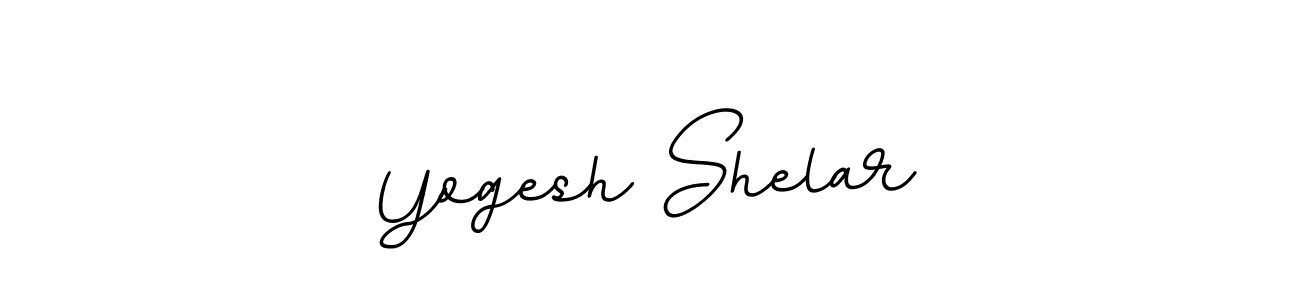 This is the best signature style for the Yogesh Shelar name. Also you like these signature font (BallpointsItalic-DORy9). Mix name signature. Yogesh Shelar signature style 11 images and pictures png