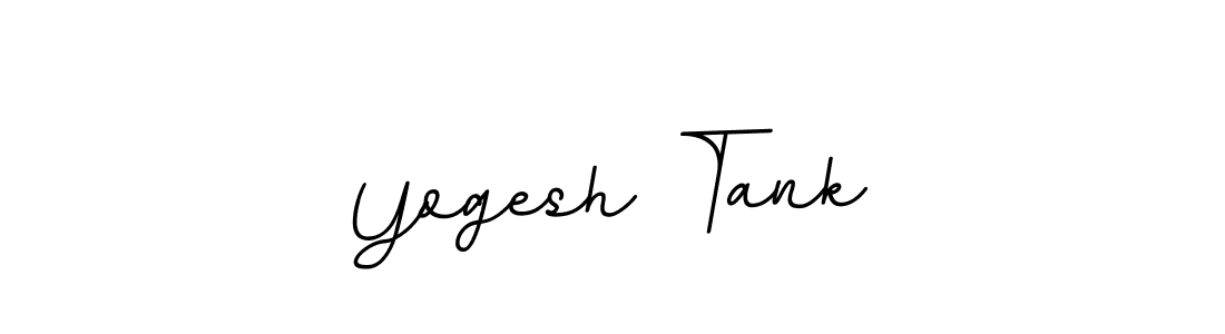 Make a beautiful signature design for name Yogesh Tank. With this signature (BallpointsItalic-DORy9) style, you can create a handwritten signature for free. Yogesh Tank signature style 11 images and pictures png