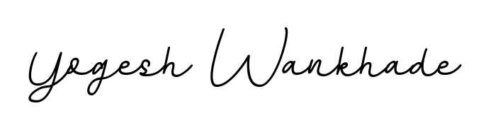 Make your name Yogesh Wankhade memorable on every contract using BallpointsItalic-DORy9 autograph style. Instant transparent background export available. Yogesh Wankhade signature style 11 images and pictures png