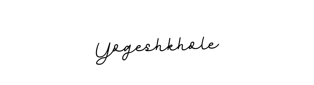 if you are searching for the best signature style for your name Yogeshkhole. so please give up your signature search. here we have designed multiple signature styles  using BallpointsItalic-DORy9. Yogeshkhole signature style 11 images and pictures png