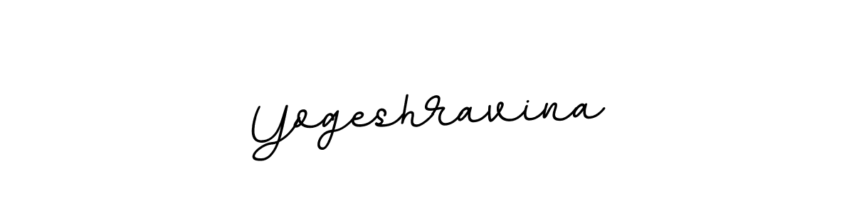 Yogeshravina stylish signature style. Best Handwritten Sign (BallpointsItalic-DORy9) for my name. Handwritten Signature Collection Ideas for my name Yogeshravina. Yogeshravina signature style 11 images and pictures png