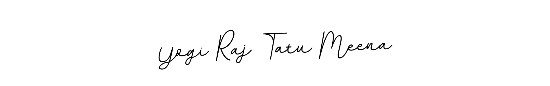This is the best signature style for the Yogi Raj Tatu Meena name. Also you like these signature font (BallpointsItalic-DORy9). Mix name signature. Yogi Raj Tatu Meena signature style 11 images and pictures png