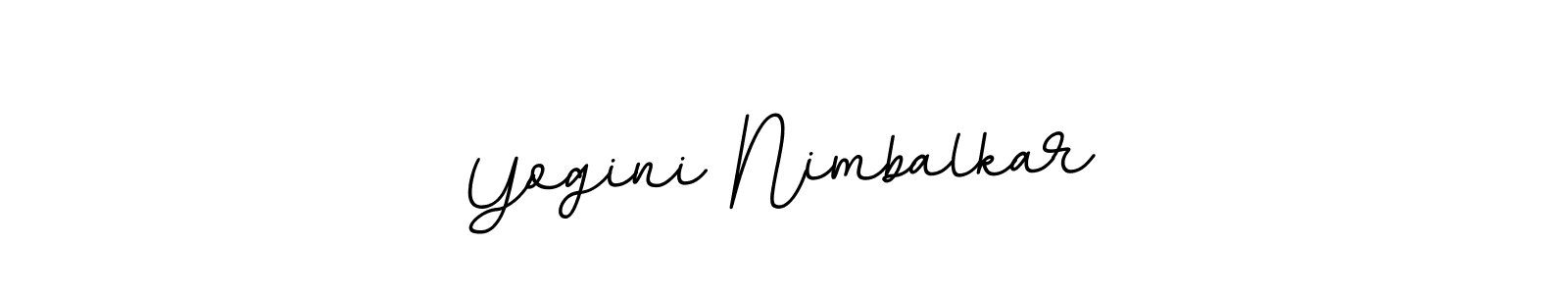 Use a signature maker to create a handwritten signature online. With this signature software, you can design (BallpointsItalic-DORy9) your own signature for name Yogini Nimbalkar. Yogini Nimbalkar signature style 11 images and pictures png