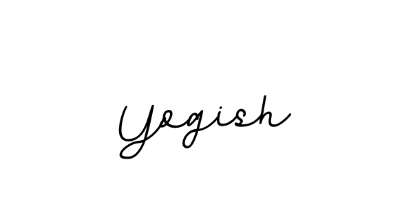 The best way (BallpointsItalic-DORy9) to make a short signature is to pick only two or three words in your name. The name Yogish include a total of six letters. For converting this name. Yogish signature style 11 images and pictures png