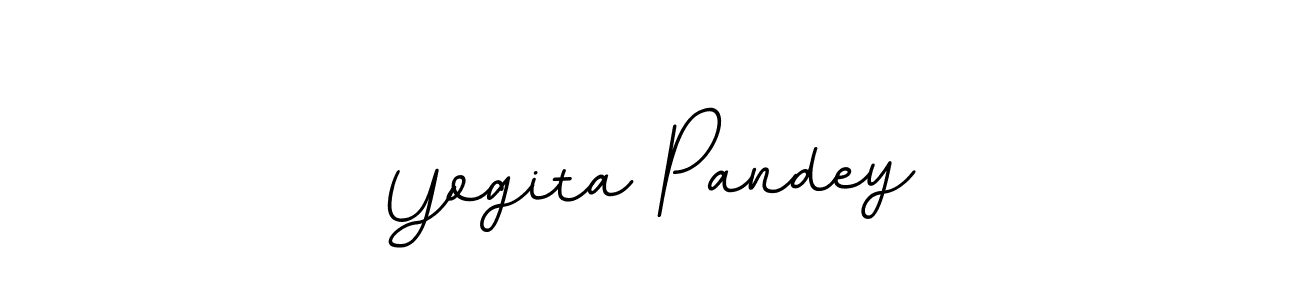 Design your own signature with our free online signature maker. With this signature software, you can create a handwritten (BallpointsItalic-DORy9) signature for name Yogita Pandey. Yogita Pandey signature style 11 images and pictures png