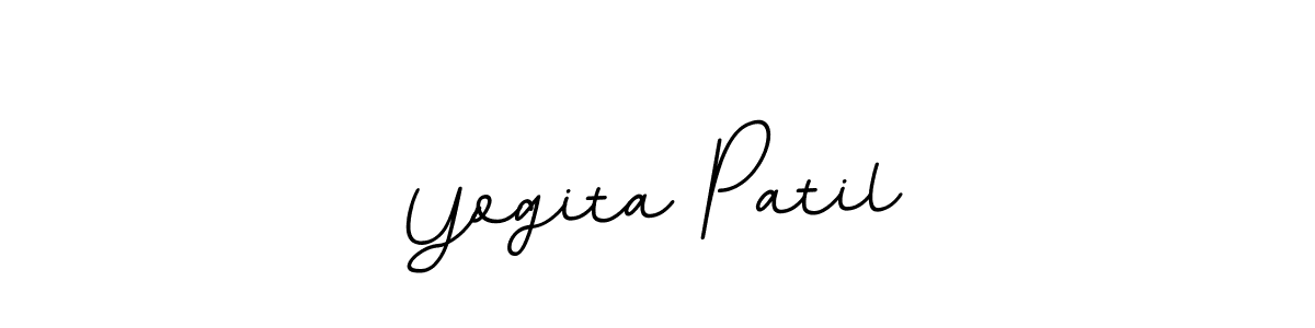 Yogita Patil stylish signature style. Best Handwritten Sign (BallpointsItalic-DORy9) for my name. Handwritten Signature Collection Ideas for my name Yogita Patil. Yogita Patil signature style 11 images and pictures png