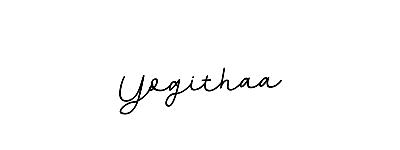 You should practise on your own different ways (BallpointsItalic-DORy9) to write your name (Yogithaa) in signature. don't let someone else do it for you. Yogithaa signature style 11 images and pictures png
