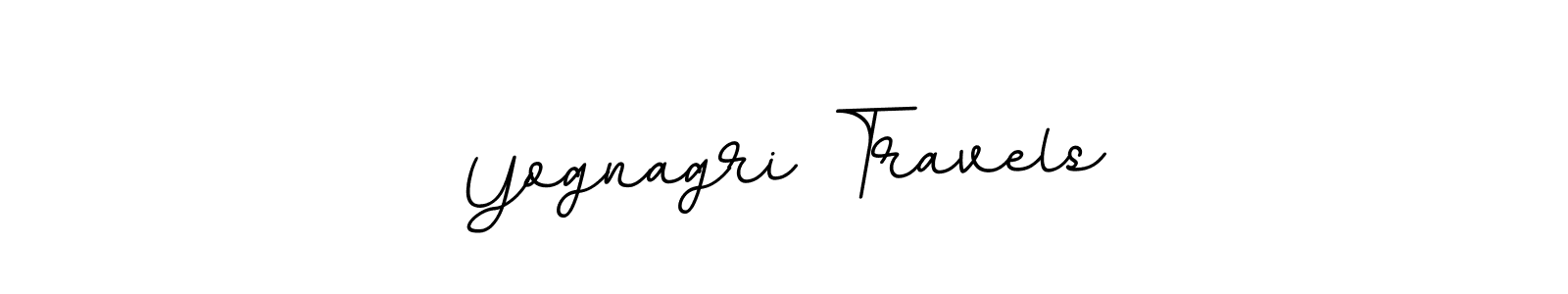 How to make Yognagri Travels name signature. Use BallpointsItalic-DORy9 style for creating short signs online. This is the latest handwritten sign. Yognagri Travels signature style 11 images and pictures png