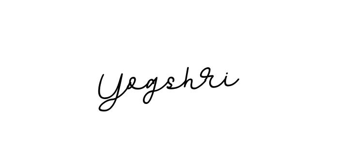 Yogshri stylish signature style. Best Handwritten Sign (BallpointsItalic-DORy9) for my name. Handwritten Signature Collection Ideas for my name Yogshri. Yogshri signature style 11 images and pictures png